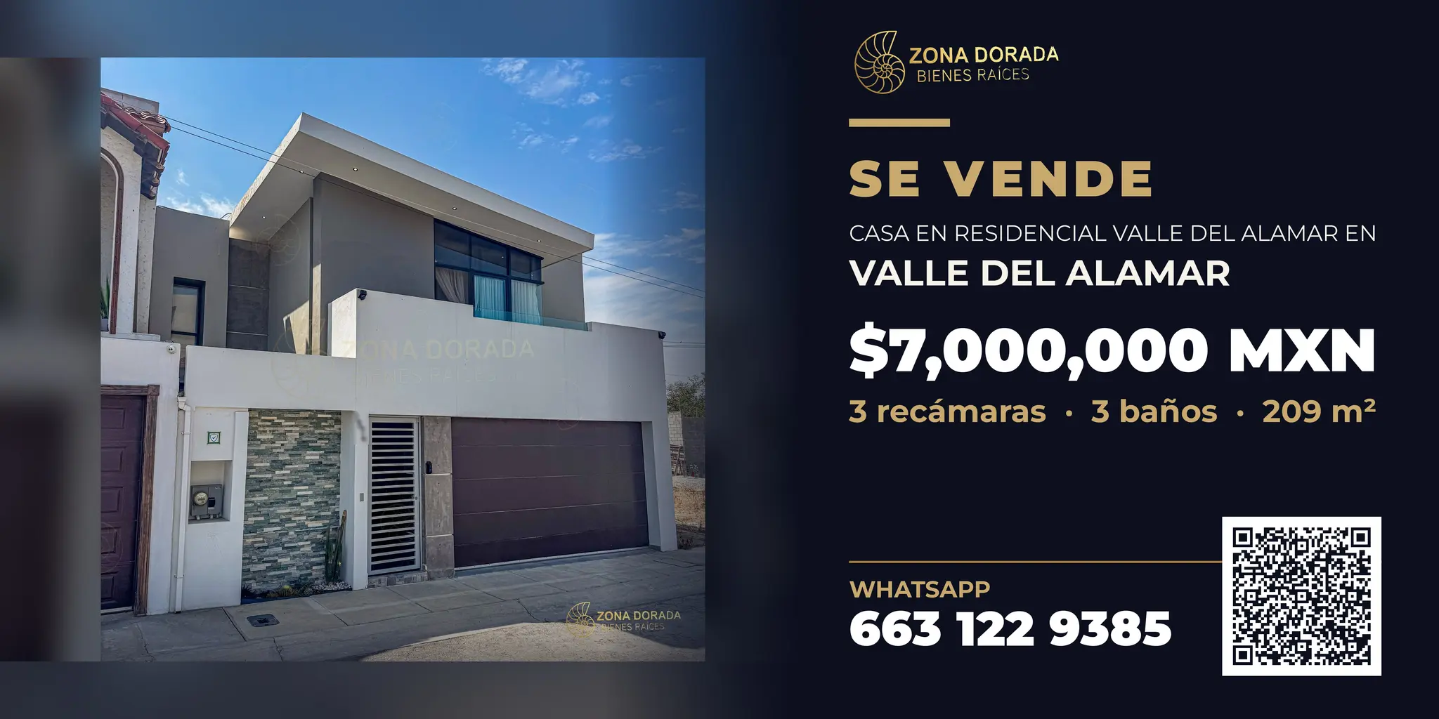Lona de 2 × 1 m para la reja de la casa